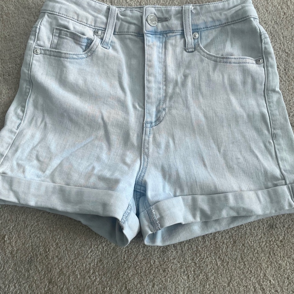 Guess Blue Jean Shorts High-Waisted Denim - MAKE ME AN OFFER